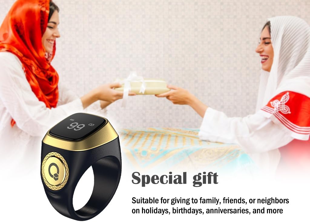 Smart Tasbih Zikr Ring